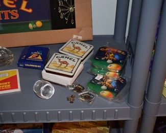 Joe Camel Memorabilia - Cards - Tins Shot Glasses