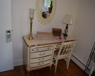 Sears French Provincial Desk and Chair