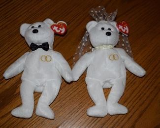 Mr. and Mrs. Beanie Baby Bears