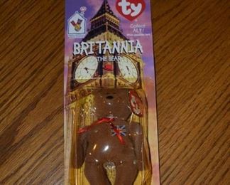 McDonald's Britannia Beanie Baby w/ ERRORS