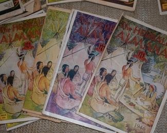 Vintage Herbalist Almanacs