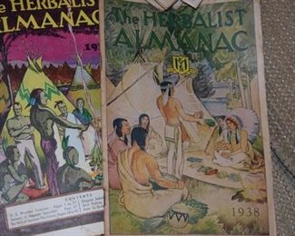 Vintage Herbalist Almanacs