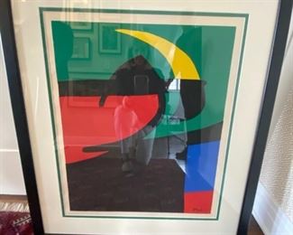 Joan Miro Framed lithograph