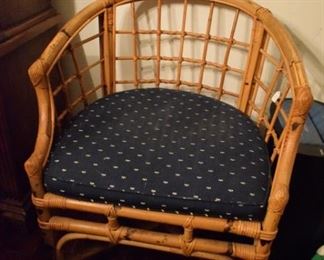 Bamboo chair.
