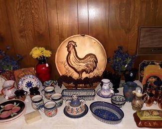 European and Mexican ceramics.