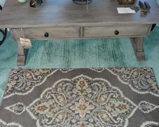 Brand new coffee table and decor.