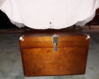 New storage box that was bought for knife collection.