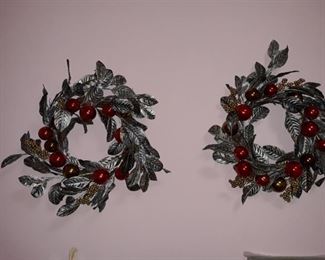 Pair of wreaths.