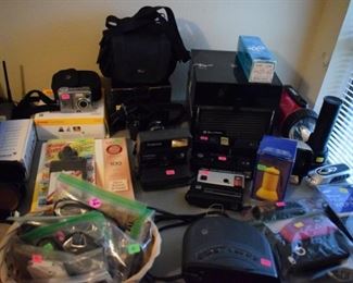 Vintage cameras and more.