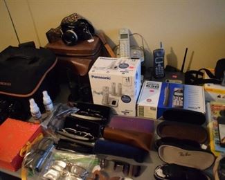 Eyewear, telephone systems, vintage cameras, and more.