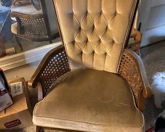 Set of two vintage arm chairs 