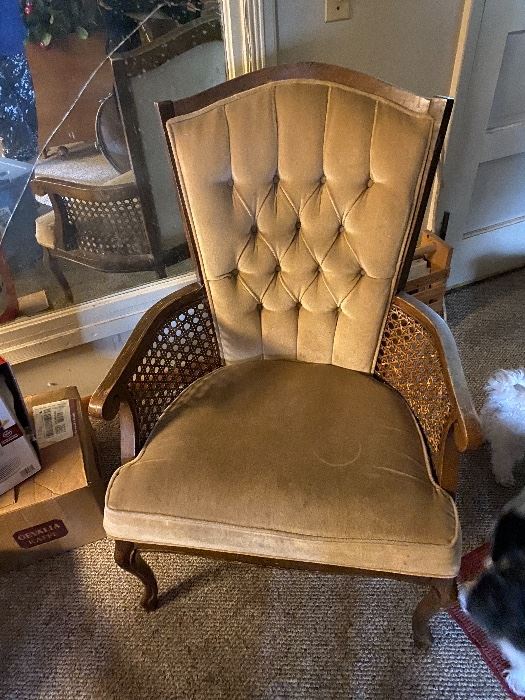 Set of two vintage arm chairs 