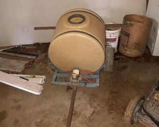 Sprayer - pull behind mower, four wheeler, etc.