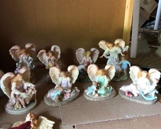Seraphim Angels to Watch Over Me, boy, birth through age 8, $20 each or set of 9 for $150