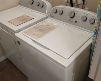 Whirlpool washer and dryer set. Two years old.