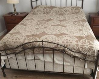 Queen bed with mattress in good condition