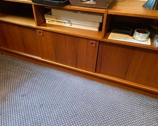 Mid century modern hardwood credenza