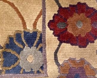 Aura International 100% Pure New Wool Pile Rug