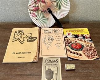 Fan, People's Public Of China, Shikles Brothers, PS Cook, Aunt Hulda's Recipes & Zip Code Dir Advertising
