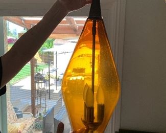 Mid century chain lamp