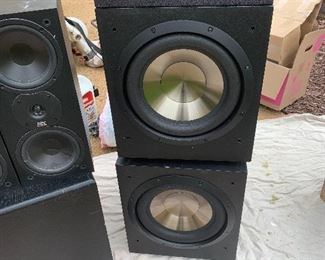 3 Formula F-12 powered sub woofers (one not pictured)