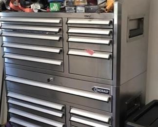 KOBALT HIGH QUALITY TOOL CHEST BOX. SELLS WITHOUT TOOLS INSIDE.