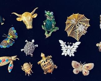 Costume brooches