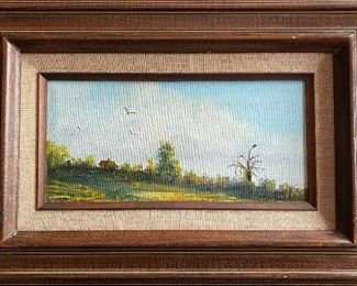 Texas artist Helen Haegelin oil painting