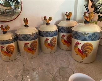 Rooster canisters