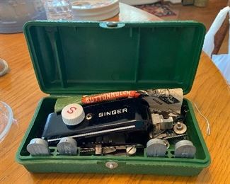 Vintage Singer button holer