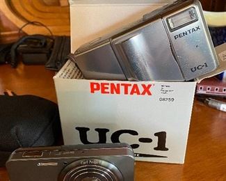 Sony Cyber Shot and Pentax UV-1