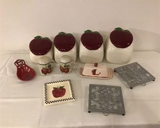 Apple Canister Set