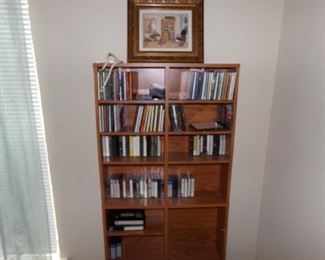 Shelf and CDs