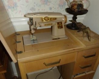 Vintage Sewing Machine Complete