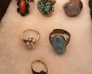 Vintage Jewelry, Rings