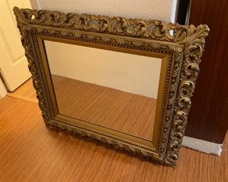 Vintage Gold Ornate Mirror