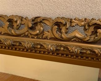 Vintage Gold Ornate Mirror