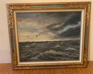 Signed and framed art