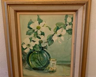 Signed and framed art