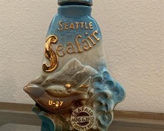 Seattle Seafair August 6th 1972 Trophy Race James B. Beam Decanter