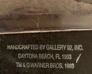 Looney Tunes Gallery 92 Bugs Bunny Golfer 30" Wall Art Warner Bros Studio 1993