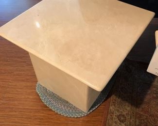 marble end table
