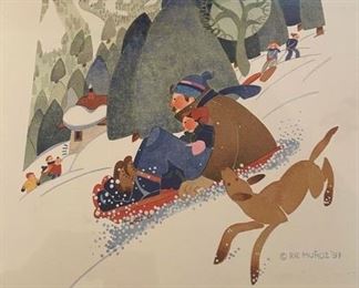 Rie Munoz signed numbered prints