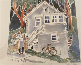 Rie Munoz signed numbered prints