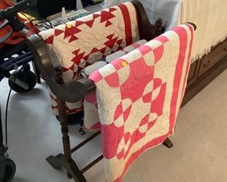 3 hand made quilts