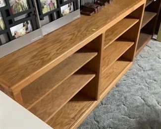 Oak bookcase one piece 