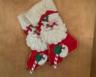 Vintage Holiday Stocking