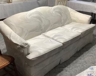 3 Cushion Couch White on White
