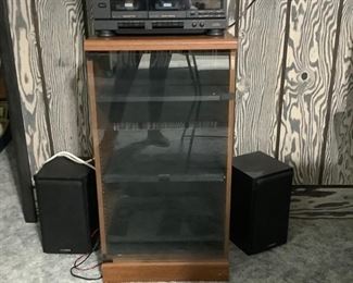 Stereo component cabinet