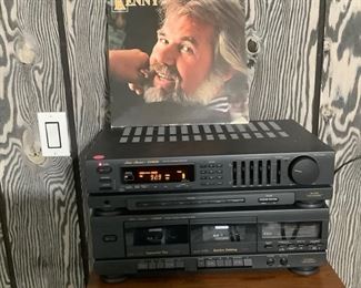 Fisher am/fm Stereo Receiver and cassette tape player